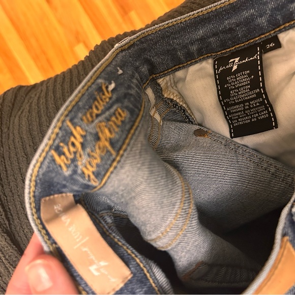 7 for All Mankind Jeans W26 (fit like W27/28). Skinny high-rise - Picture 3 of 3